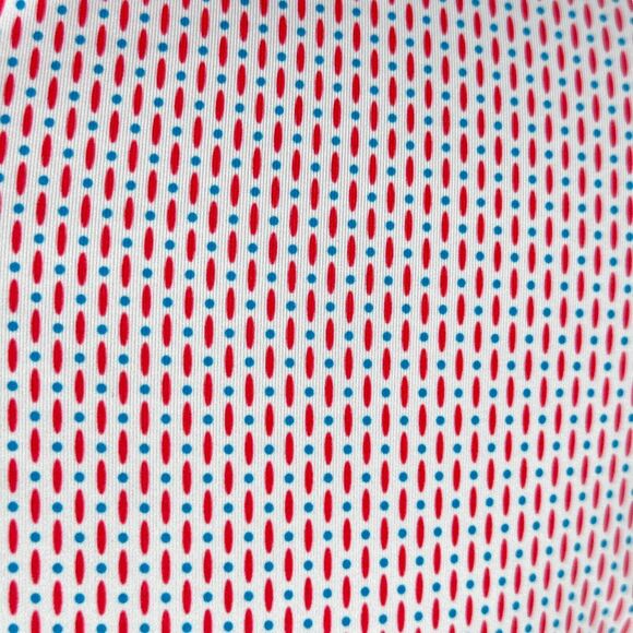 FootJoy Polo Shirt Men’s Medium Multi Geometric Stretch Short Sleeve Woodcrest - Picture 3 of 11